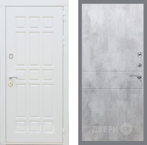 Дверь Рекс (REX) 8 Силк Сноу FL-290 Бетон светлый в Видное