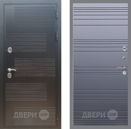 Входная металлическая Дверь Рекс (REX) премиум 185 Line Силк титан в Видное