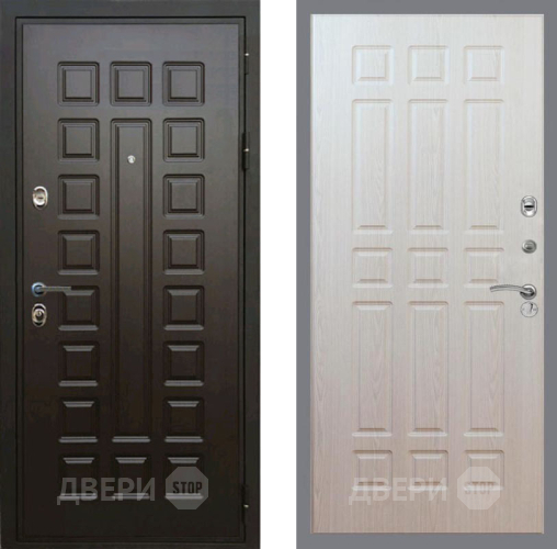 Входная металлическая Дверь Рекс (REX) Премиум 3к FL-33 Беленый дуб в Видное