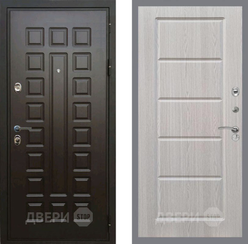 Входная металлическая Дверь Рекс (REX) Премиум 3к FL-39 Беленый дуб в Видное