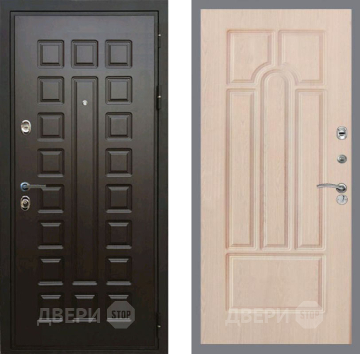 Входная металлическая Дверь Рекс (REX) Премиум 3к FL-58 Беленый дуб в Видное