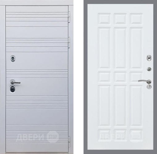 Входная металлическая Дверь Рекс (REX) 14 Силк Сноу FL-33 Силк Сноу в Видное