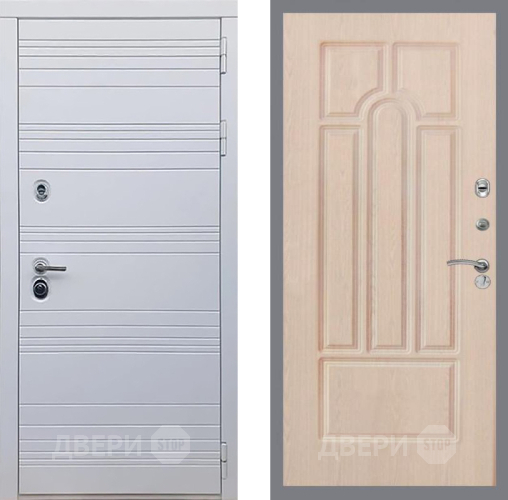 Входная металлическая Дверь Рекс (REX) 14 Силк Сноу FL-58 Беленый дуб в Видное