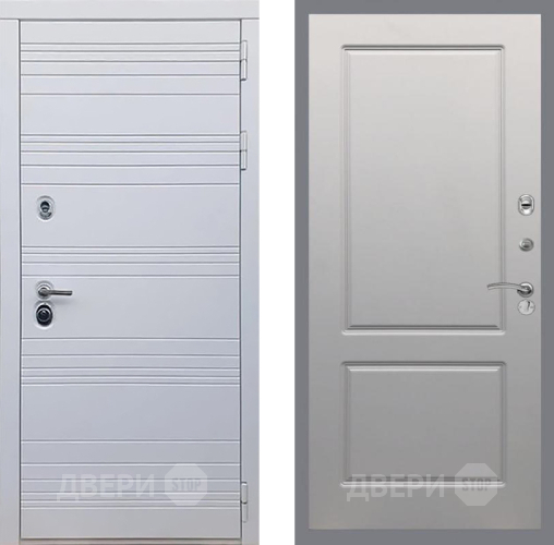 Входная металлическая Дверь Рекс (REX) 14 Силк Сноу FL-117 Грей софт в Видное