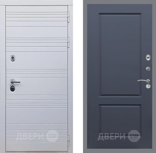 Входная металлическая Дверь Рекс (REX) 14 Силк Сноу FL-117 Силк титан в Видное