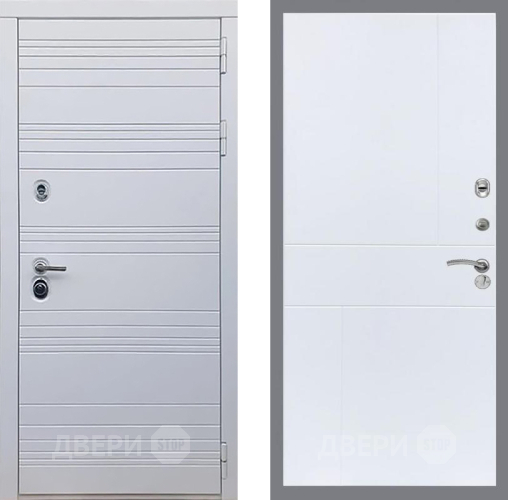 Входная металлическая Дверь Рекс (REX) 14 Силк Сноу FL-290 Силк Сноу в Видное
