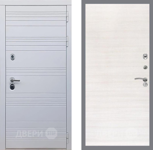 Входная металлическая Дверь Рекс (REX) 14 Силк Сноу GL Акация в Видное