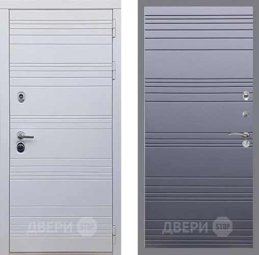 Входная металлическая Дверь Рекс (REX) 14 Силк Сноу Line Силк титан в Видное