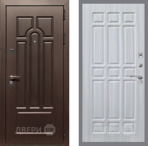 Входная металлическая Дверь Рекс (REX) Эврика FL-33 Сандал белый в Видное