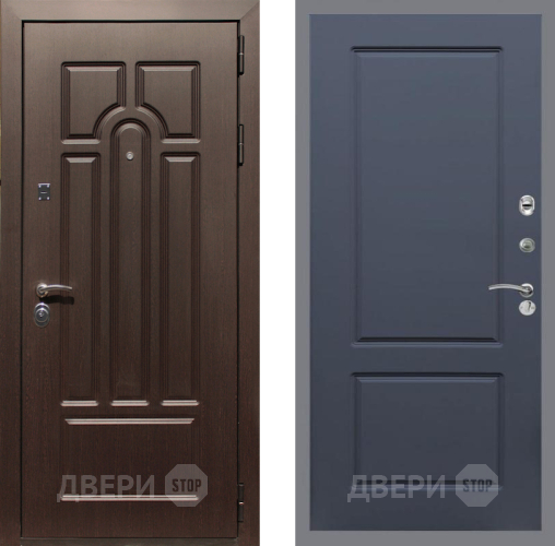 Входная металлическая Дверь Рекс (REX) Эврика FL-117 Силк титан в Видное