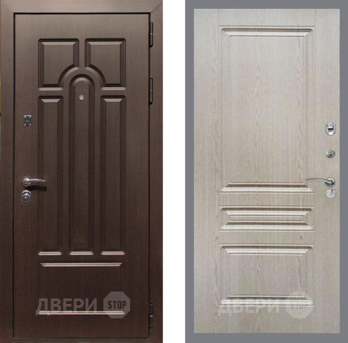 Дверь Рекс (REX) Эврика FL-243 Беленый дуб в Видное