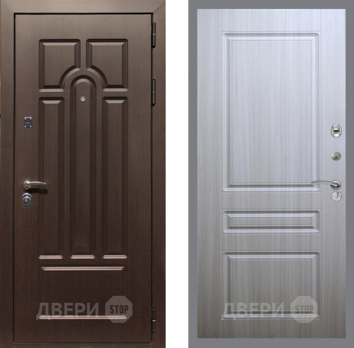 Входная металлическая Дверь Рекс (REX) Эврика FL-243 Сандал белый в Видное