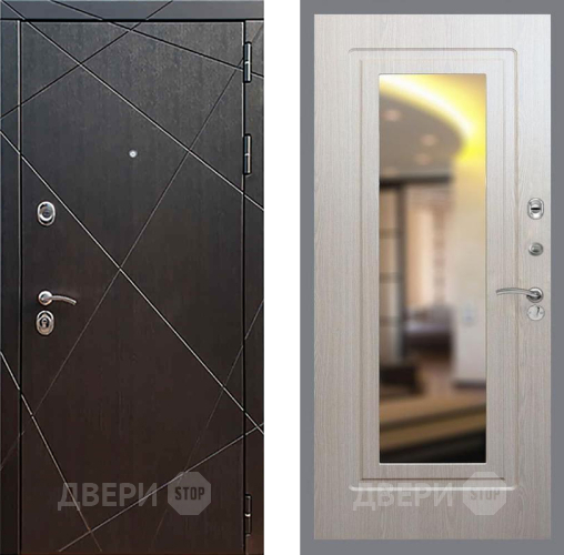 Входная металлическая Дверь Рекс (REX) 13 Венге FLZ-120 Беленый дуб в Видное