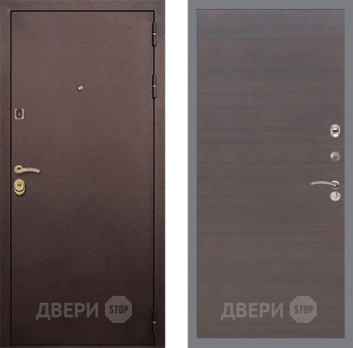 Входная металлическая Дверь Рекс (REX) Лайт 3К GL венге поперечный в Видное