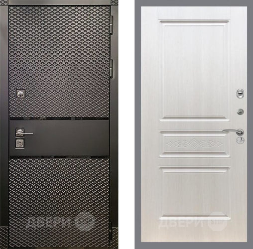 Входная металлическая Дверь Рекс (REX) 15 Черный Кварц FL-243 Лиственница беж в Видное