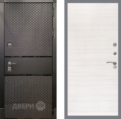 Входная металлическая Дверь Рекс (REX) 15 Черный Кварц GL Акация в Видное