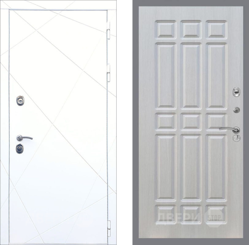 Дверь Рекс (REX) 13 Силк Сноу FL-33 Лиственница беж в Видное