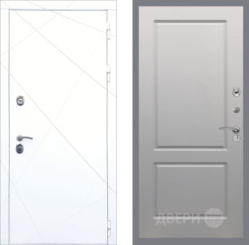 Входная металлическая Дверь Рекс (REX) 13 Силк Сноу FL-117 Грей софт в Видное