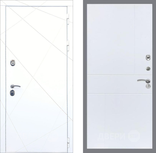 Входная металлическая Дверь Рекс (REX) 13 Силк Сноу FL-290 Силк Сноу в Видное