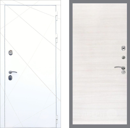 Входная металлическая Дверь Рекс (REX) 13 Силк Сноу GL Акация в Видное