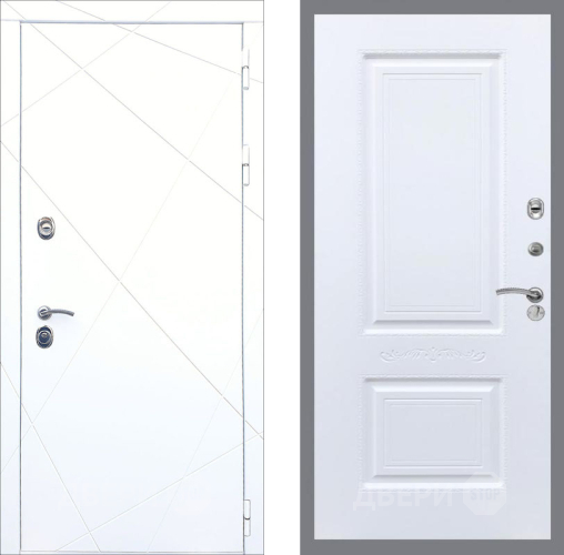 Входная металлическая Дверь Рекс (REX) 13 Силк Сноу Смальта Силк Сноу в Видное