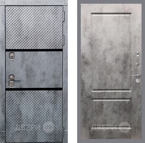 Входная металлическая Дверь Рекс (REX) 15 Бетон Темный FL-117 Бетон темный в Видное