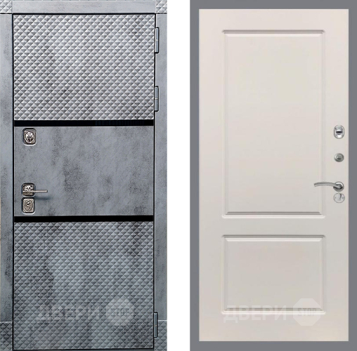 Входная металлическая Дверь Рекс (REX) 15 Бетон Темный FL-117 Шампань в Видное