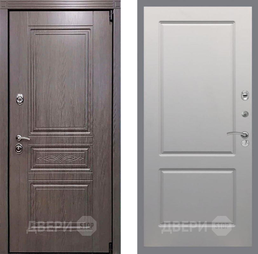 Входная металлическая Дверь Рекс (REX) Премиум-S FL-117 Грей софт в Видное