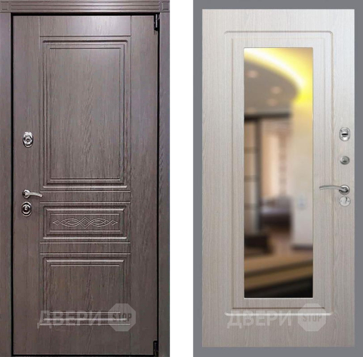 Входная металлическая Дверь Рекс (REX) Премиум-S FLZ-120 Беленый дуб в Видное