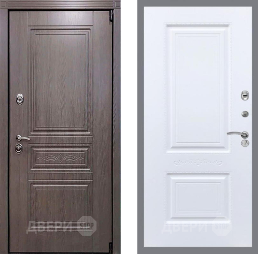 Входная металлическая Дверь Рекс (REX) Премиум-S Смальта Силк Сноу в Видное