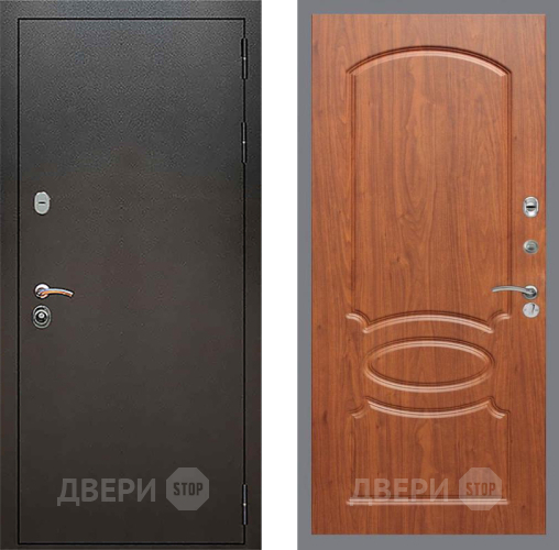 Входная металлическая Дверь Рекс (REX) 5 Серебро Антик FL-128 Морёная берёза в Видное