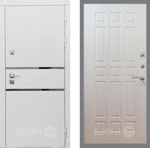 Входная металлическая Дверь Рекс (REX) 15 Силк Сноу FL-33 Беленый дуб в Видное