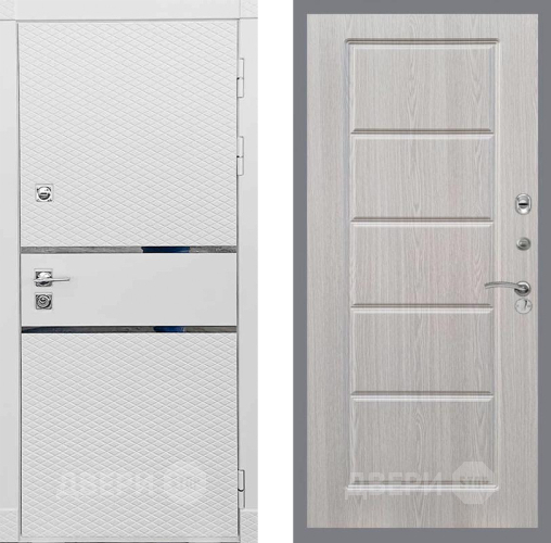 Входная металлическая Дверь Рекс (REX) 15 Силк Сноу FL-39 Беленый дуб в Видное