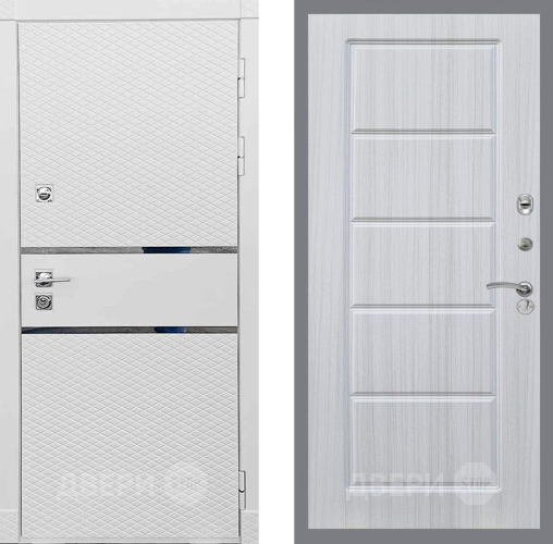 Входная металлическая Дверь Рекс (REX) 15 Силк Сноу FL-39 Сандал белый в Видное