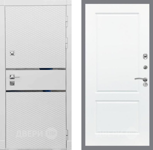 Входная металлическая Дверь Рекс (REX) 15 Силк Сноу FL-117 Силк Сноу в Видное