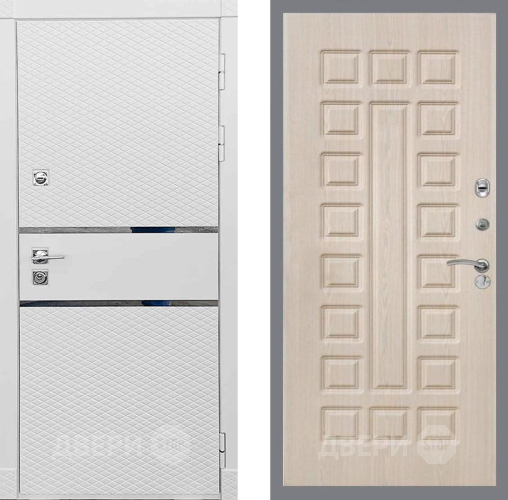 Входная металлическая Дверь Рекс (REX) 15 Силк Сноу FL-183 Беленый дуб в Видное