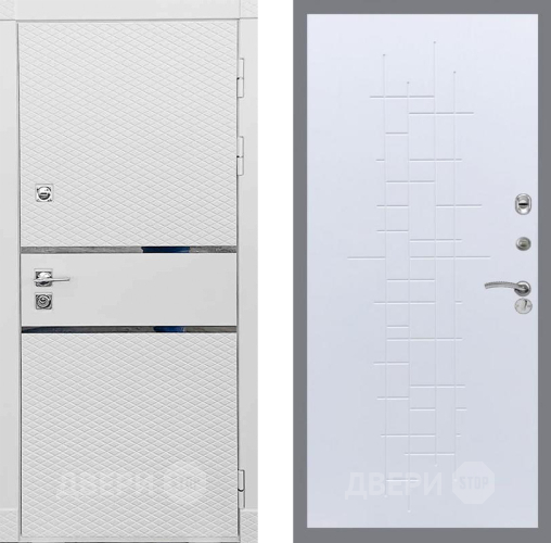 Входная металлическая Дверь Рекс (REX) 15 Силк Сноу FL-289 Белый ясень в Видное