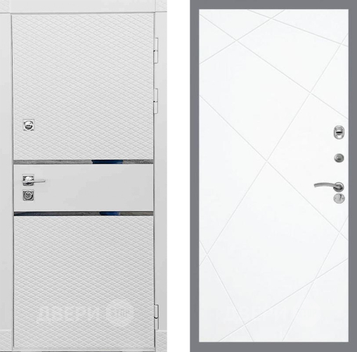 Входная металлическая Дверь Рекс (REX) 15 Силк Сноу FL-291 Силк Сноу в Видное