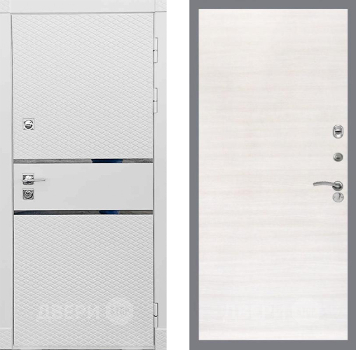 Входная металлическая Дверь Рекс (REX) 15 Силк Сноу GL Акация в Видное