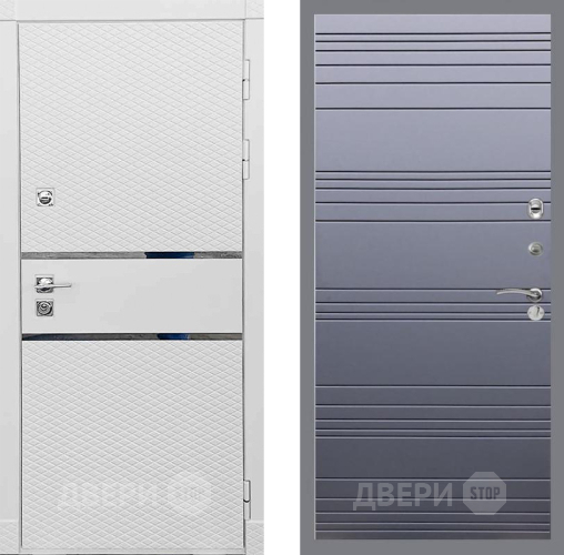Входная металлическая Дверь Рекс (REX) 15 Силк Сноу Line Силк титан в Видное