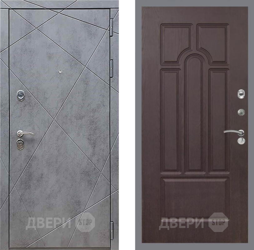 Входная металлическая Дверь Рекс (REX) 13 Бетон Темный FL-58 Венге в Видное