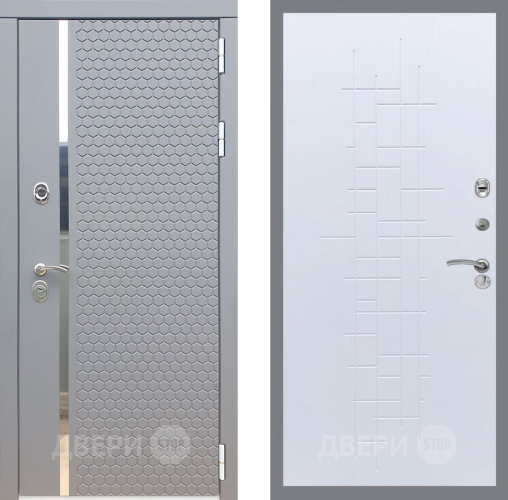 Входная металлическая Дверь Рекс (REX) 24 FL-289 Белый ясень в Видное