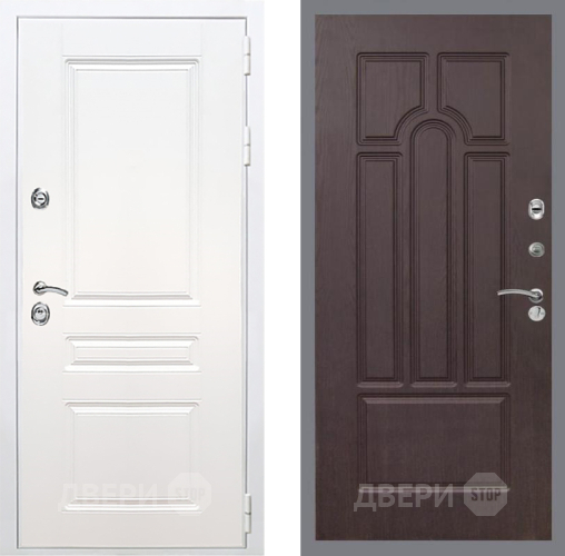 Входная металлическая Дверь Рекс (REX) Премиум-н Силк Сноу FL-58 Венге в Видное