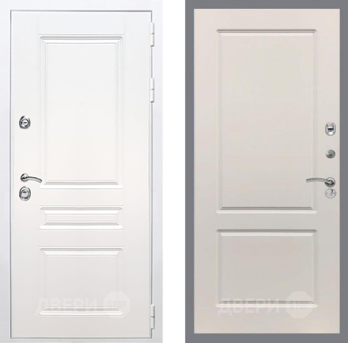 Входная металлическая Дверь Рекс (REX) Премиум-н Силк Сноу FL-117 Шампань в Видное