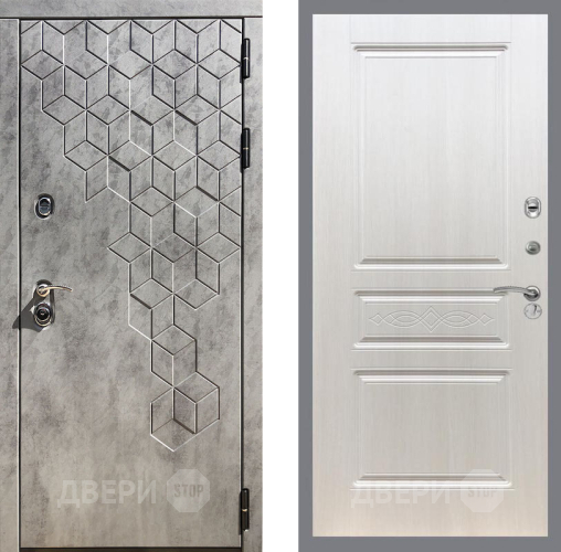 Входная металлическая Дверь Рекс (REX) 23 FL-243 Лиственница беж в Видное