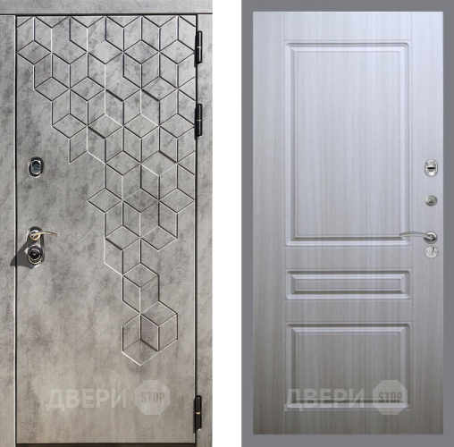 Входная металлическая Дверь Рекс (REX) 23 FL-243 Сандал белый в Видное