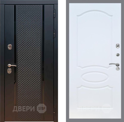 Входная металлическая Дверь Рекс (REX) 25 FL-128 Белый ясень в Видное