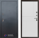 Входная металлическая Дверь Престиж Графит Горизонт Бетон белый в Видное
