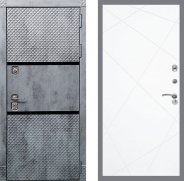 Дверь Рекс (REX) 15 Бетон Темный FL-291 Силк Сноу