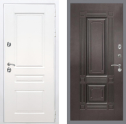 Дверь Рекс (REX) Премиум-н Силк Сноу FL-2 Венге